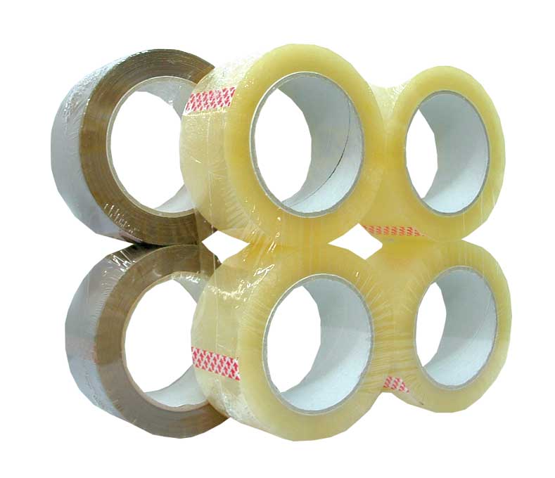 PACKAGING TAPE CLEAR 48mmx100mts PACK OF 4